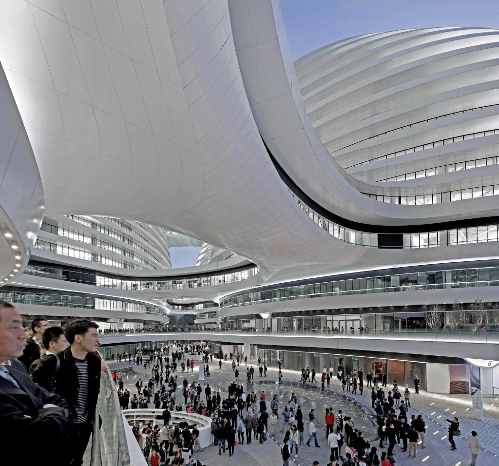 Le complexe Galaxy Soho. Photo : Hufton+Crow, gracieuseté de ZHA.