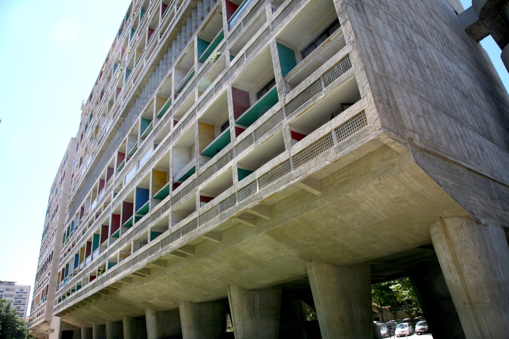 Cité radieuse Le Corbusier. Photo: Vincent Desjardins, Flickr