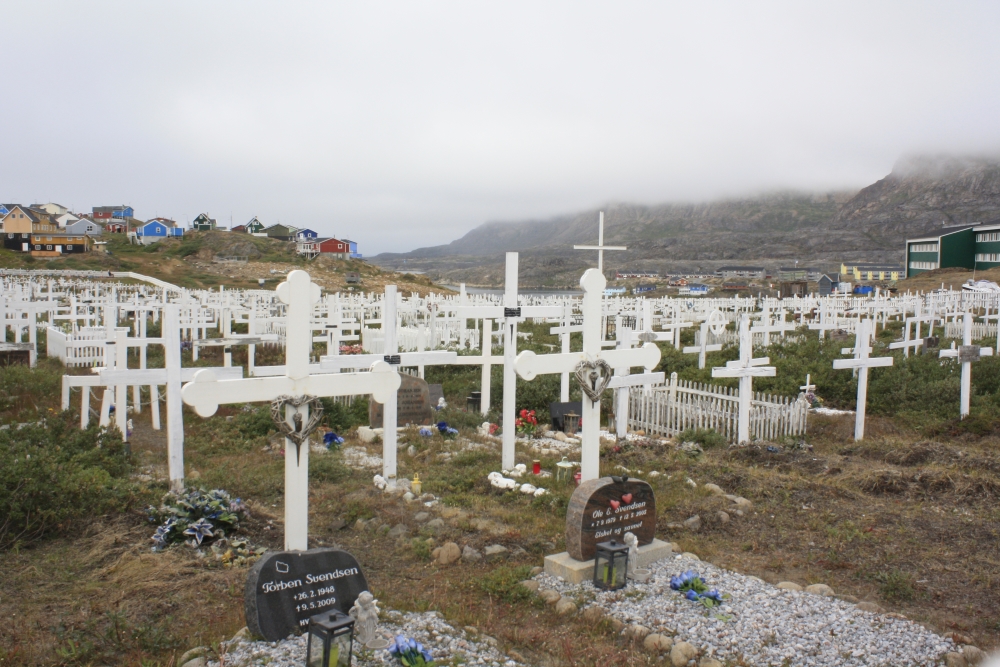 Cimetière de Sisimiut. Photo: Véronique Leduc.