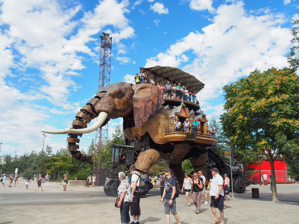 L'éléphant mécanique. Photo: Marie-Julie Gagnon.