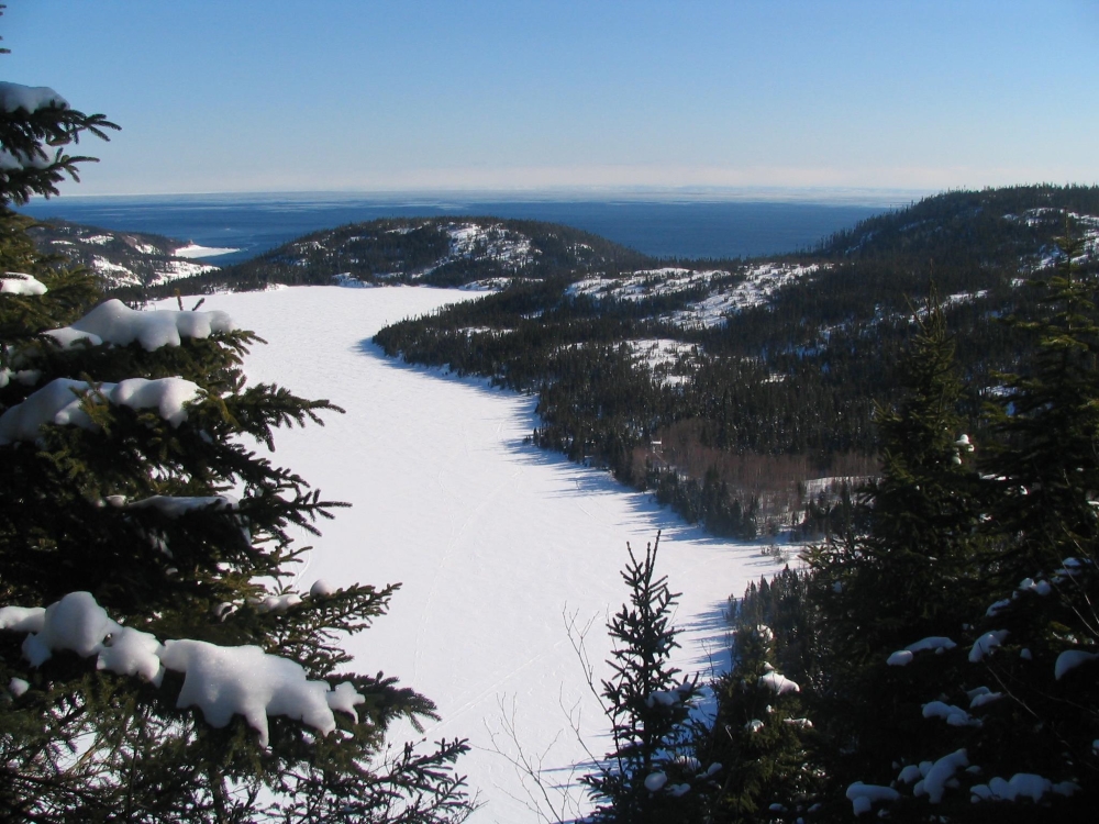 La Côte-Nord en hiver. Photo: Facebook Tourisme Côte-Nord.