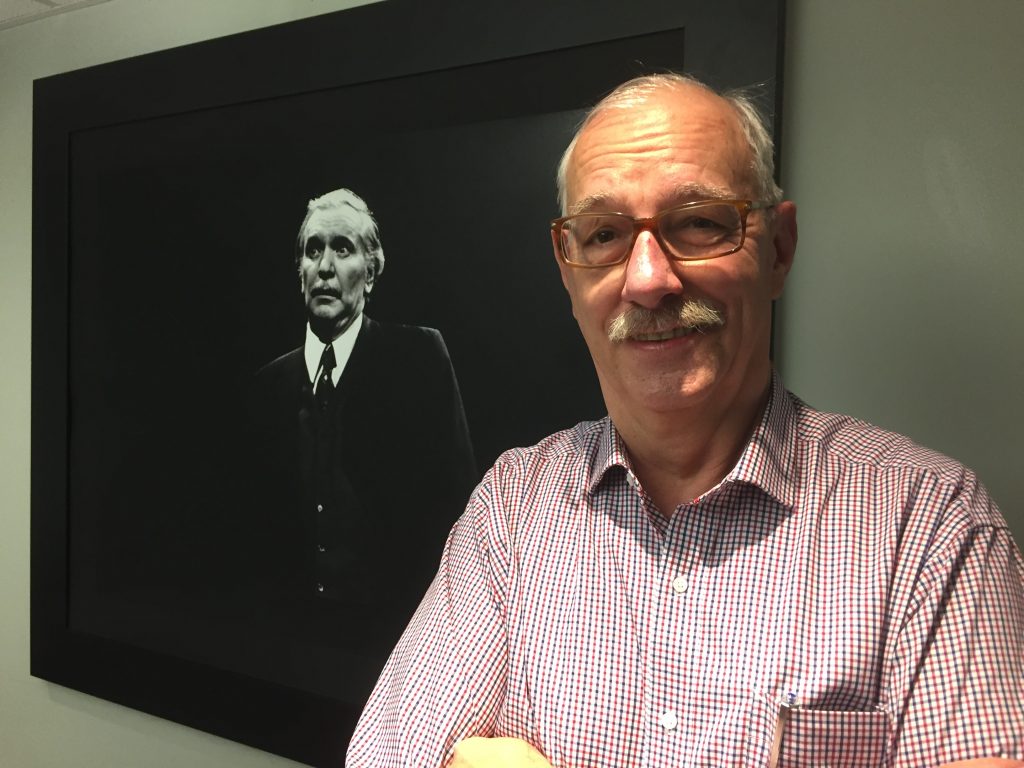 Guy Migneault lors de son entretien avec Claude Deschênes. Photo: Claude Deschênes.