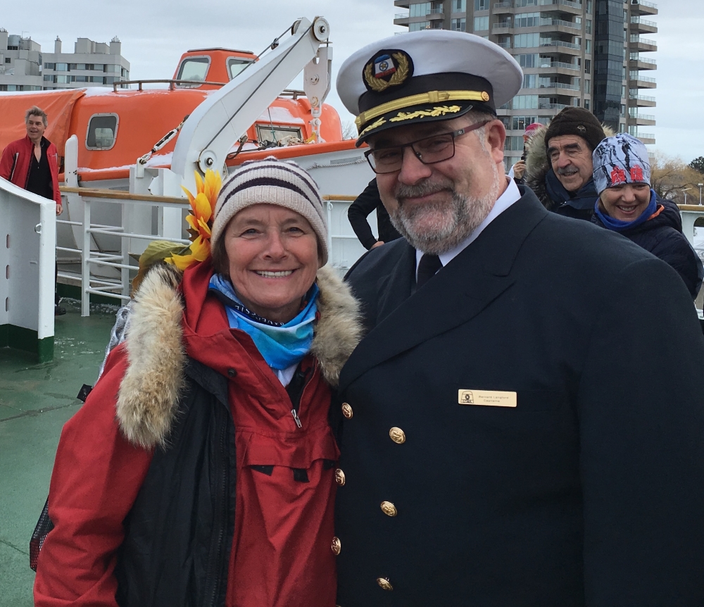 Claudine Roy et le capitaine Langford