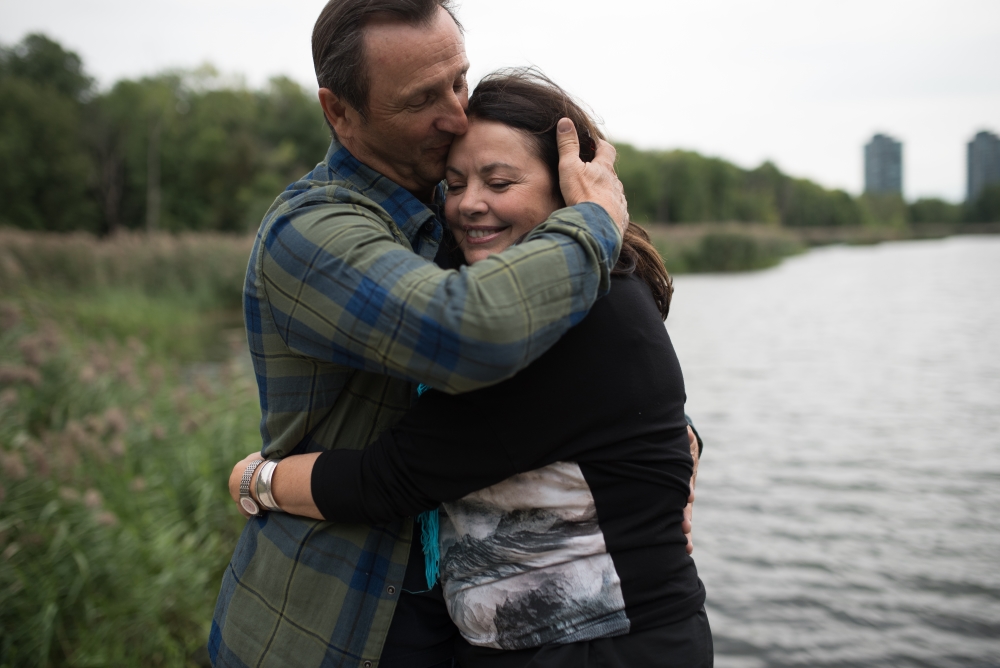 Louise Portal et Michel Hébert. Photo: Valérie Paquette