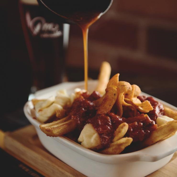 L'Ambiguë Smoked meat et Fritos du restaurant La Voie Maltée de Jonquière. Photo: Facebook La Voie Maltée