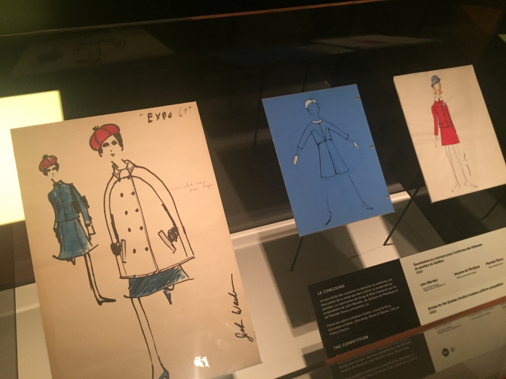 Croquis des projets d'uniformes soumis au concours. Photo: Claude Deschênes