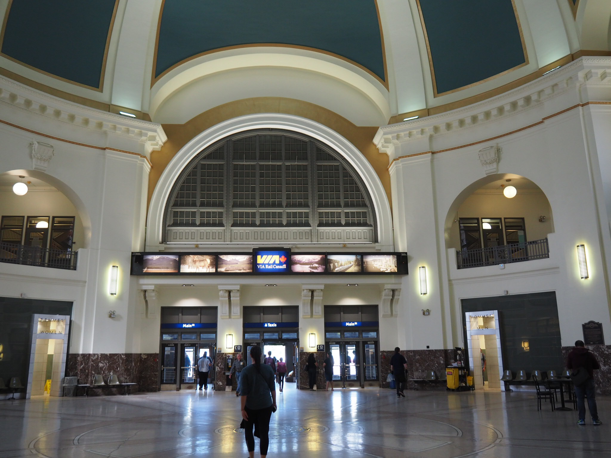 Photo: Marie-Julie Gagnon La gare de Winnipeg