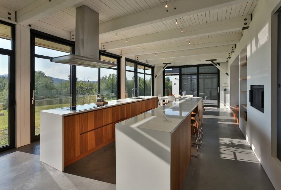 La cuisine fonctionnelle du Phénix. Photo: Thellend Fortin Architectes