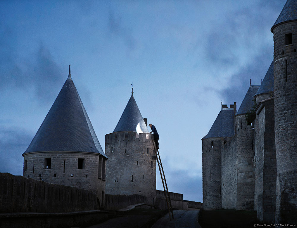 Carcassonne, la Cité. Maia Flore. S