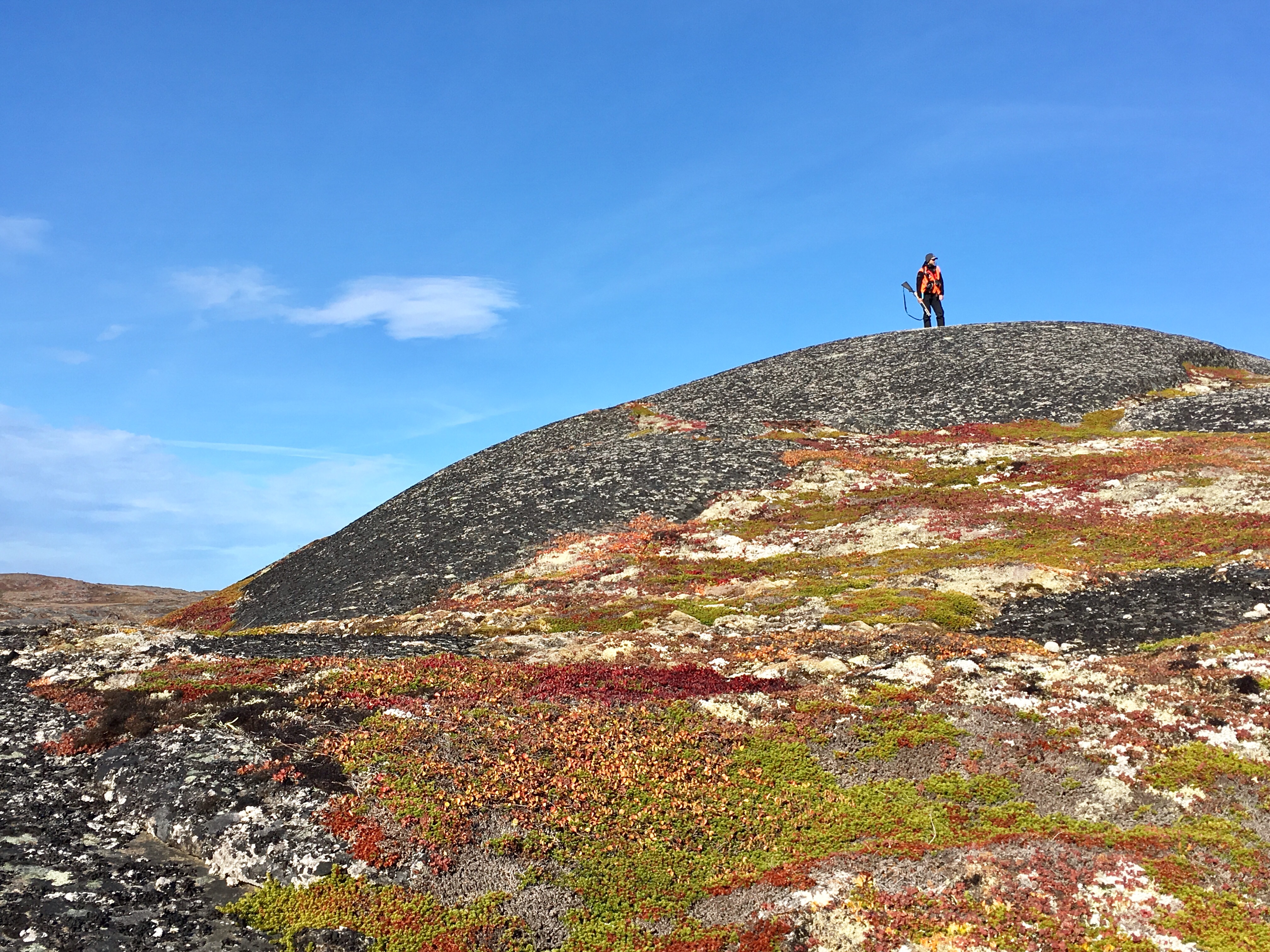 Marche sous haute surveillance- au Parc national des Monts Torngat Photo: Anne Pélouas