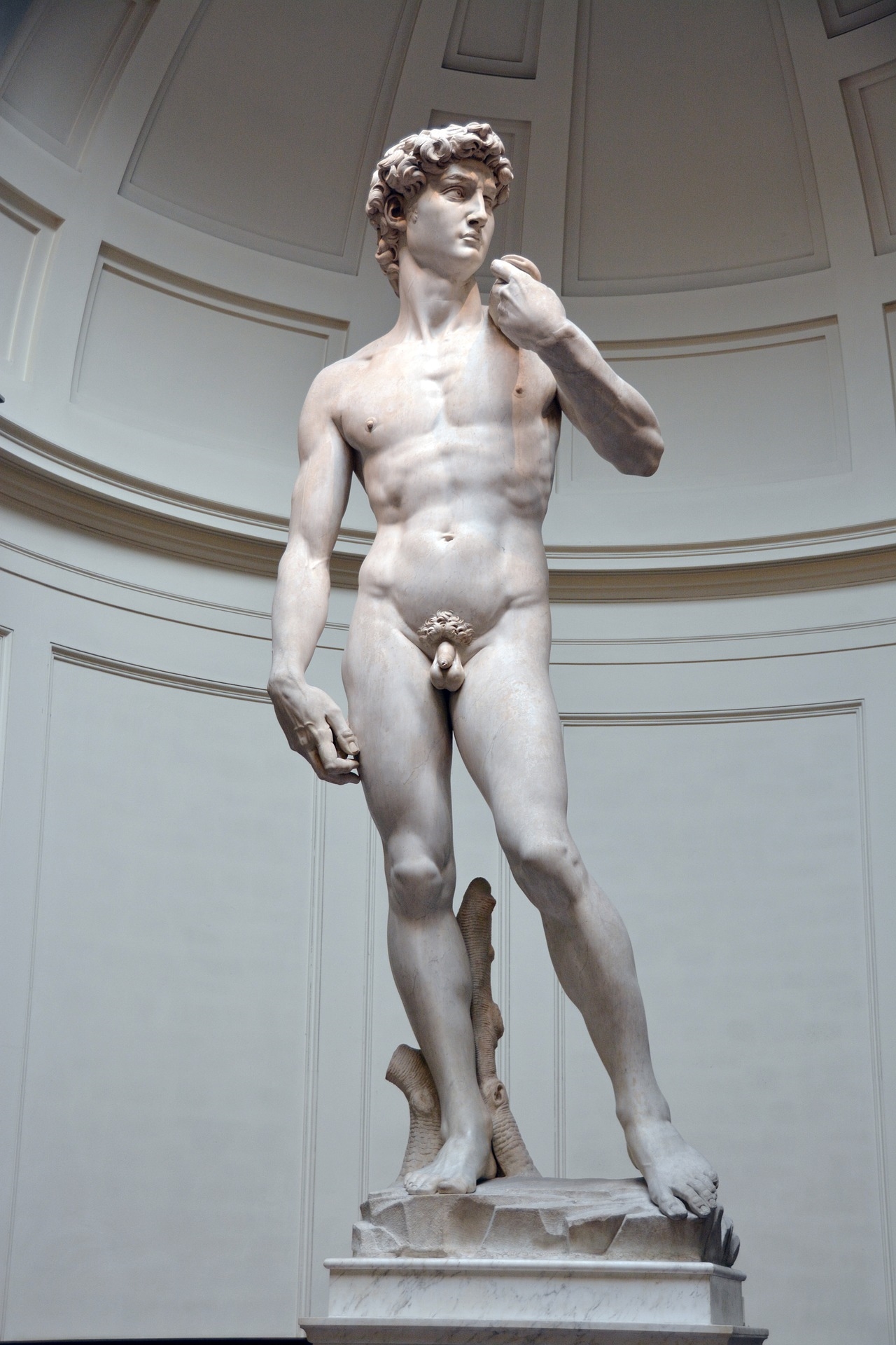 Le David de Michel-Ange, sculpté vers 1504 et exposé à la Galleria dell’Accademia, à Florence, en Italie. Photo: Pixabay