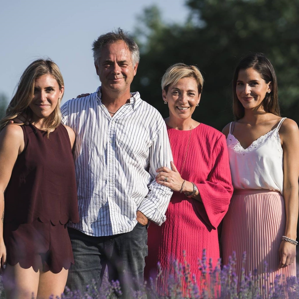 La famille de La Maison Lavande. Photo: Guillaume St-Amand Photography, Facebook La Maison Lavande