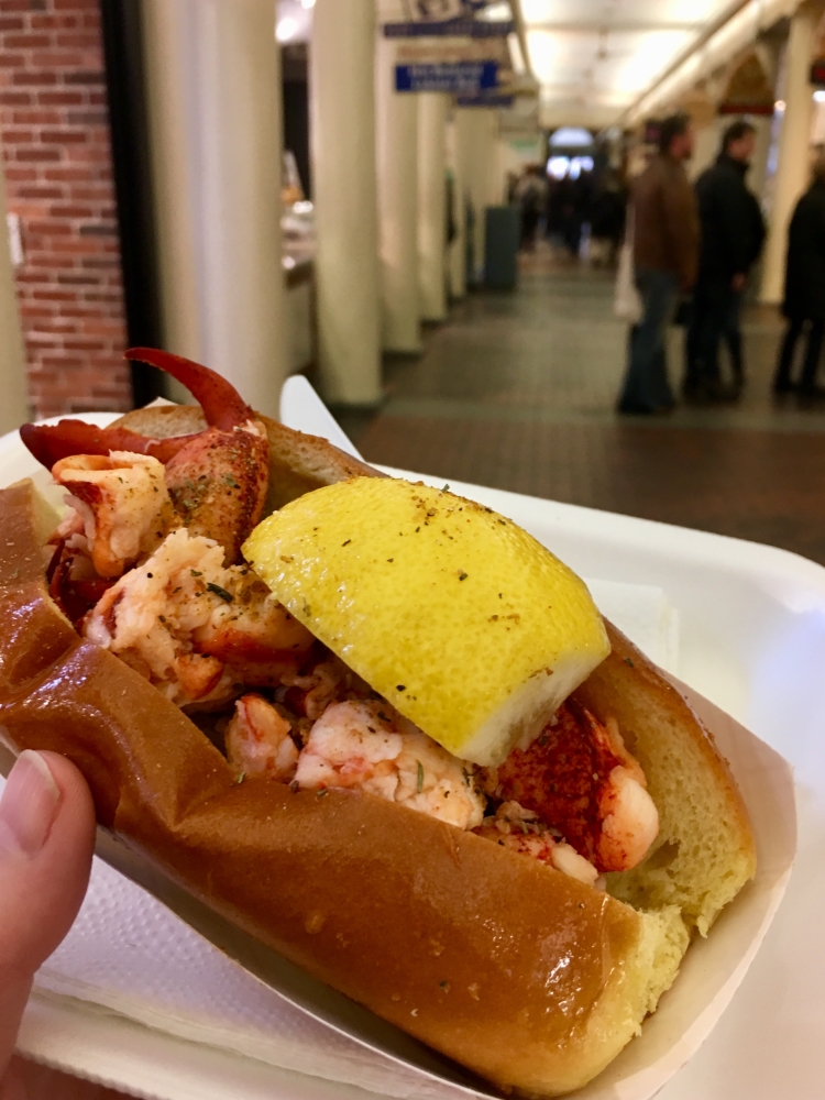 Guédille au homard du Quincy Market. Photo: Marie-Julie Gagnon