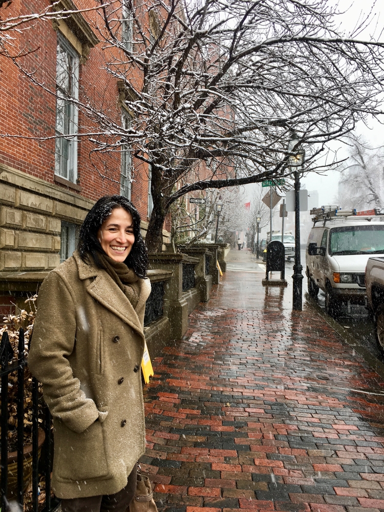 Marie-Josée Duquette, auteure d’Une Québécoise à Boston. Photo: Marie-Julie Gagnon