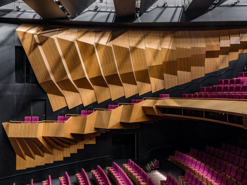 La salle de théâtre de 800 places