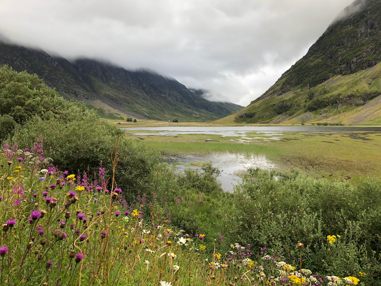 Un des nombreux paysages quasi surnaturels de Glencoe. Photo: Marie-Julie Gagnon