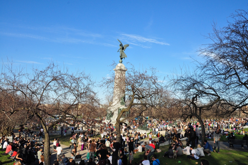 Jour de tam-tam sur le mont Royal. Photo: abdallahh, Flickr