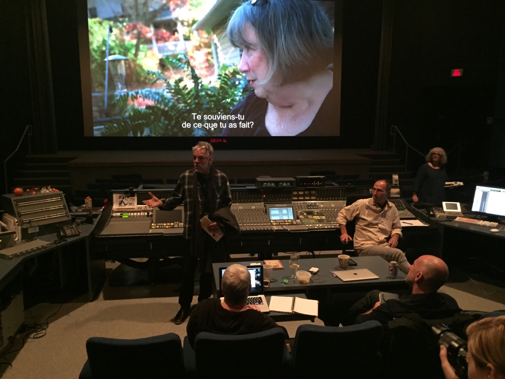 Luc Bourdon a préparé un atelier au cours duquel il va démontrer les différentes étapes de la construction d’une bande-son. Photo: Claude Deschênes