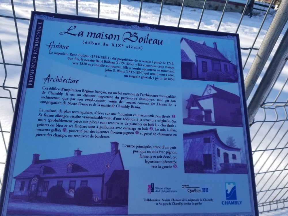 La maison Boileau, récemment détruite.